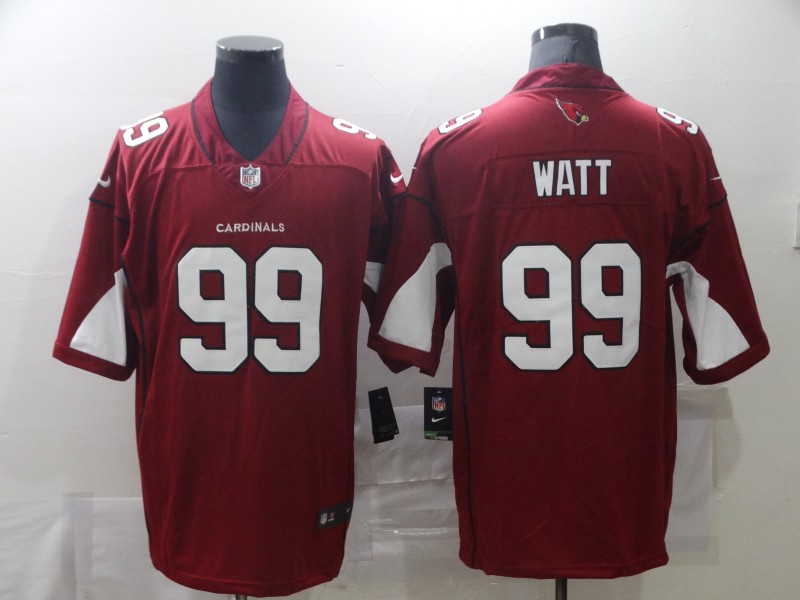 Men Arizona Cardinals #99 Watt Red Nike Vapor Untouchable Limited NFL Jerseys